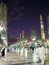 Al-Masjid al-Nabawi or Prophet's Mosque Royalty Free Stock Photo