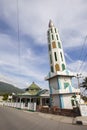 The Al Mujahidin Mosque, tilted mosque, became one of the landmarks and icons of Palu City after the tsunami disaster,