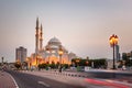 Al-Noor Mosque,Sharjah UAE Royalty Free Stock Photo