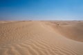 Al Qudra camels empty quarter seamless desert sahara in Dubai UAE Royalty Free Stock Photo