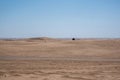 Al Qudra empty quarter seamless desert sahara in Dubai UAE middle east Royalty Free Stock Photo