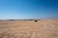 Al Qudra empty quarter seamless desert sahara in Dubai UAE middle east Royalty Free Stock Photo