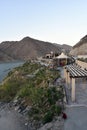Al Rafisah Dam, Khorfakkan, United Arab Emirates March 22, 2021, the view and around Al Rafisah dam, near Wadi Shis in Hajar