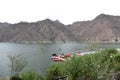 Al Rafisah Dam, Khorfakkan, United Arab Emirates March 22, 2021, the view and around Al Rafisah dam, near Wadi Shis in Hajar