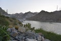 Al Rafisah Dam, Khorfakkan, United Arab Emirates March 22, 2021, the view and around Al Rafisah dam, near Wadi Shis in Hajar