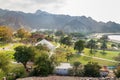 Al Riyam park in Muscat, Om Royalty Free Stock Photo