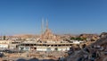 Al Sahaba Mosque in the Old City of Sharm El Sheikh in Egypt at sunrise. Panorama picture