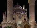 Al Sahaba Mosque in Sharm El Sheikh , South Sinai Governorate, Egypt. Night view