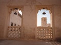 Al seef-old historical district with traditional Arabic architecture. Royalty Free Stock Photo