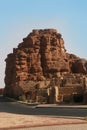 Al Ula Fort with the old town mudhouses in Saudi Arabia