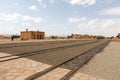 Al Ula, Saudi Arabia, February 19, 2020: Restored Hejaz railway train built for by the Ottoman Empire