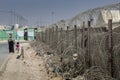 Al Zaatari refugee camp Royalty Free Stock Photo