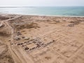 Al Zubarah, ruined ancient Arabian town, north-western coast of the Qatar peninsula, Al Shamal. Middle East. Persian Gulf.