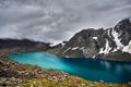 Ala Kul Lake in Kyrgyzstan Royalty Free Stock Photo