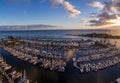 Ala Moana Beach Park and Magic Island Lagoon Royalty Free Stock Photo