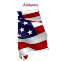 Alabama full of American flag