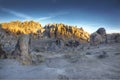 Alabama Hills, Lone Pine, California Royalty Free Stock Photo