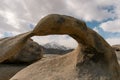 Mobius Arch, Alabama Hills, Lone Pine, California Royalty Free Stock Photo