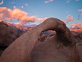 The Mobius Arch In Alabama Hills Lone Pine Royalty Free Stock Photo