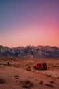 ALABAMA HILLS, SIERRA NEVADA MOUNTAIN SUNRISE