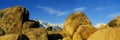 Alabama Hills in Sierra Nevada Mountains, California Royalty Free Stock Photo