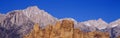 Alabama Hills in Sierra Nevada Mountains, California Royalty Free Stock Photo