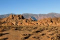 Alabama Hills, Sierra Nevada Mountains, California, USA Royalty Free Stock Photo