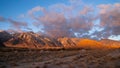 Alabama Hills Sunset Sierra Nevada Range California Mountains Royalty Free Stock Photo