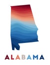 Alabama map.