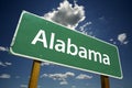 Alabama Road Sign Royalty Free Stock Photo