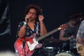 Alabama Shakes - Brittney Howard in concert at SXSW Royalty Free Stock Photo