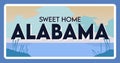 alabama sweet home united states Royalty Free Stock Photo