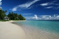 The alabaster beach in Samoa, south pacific