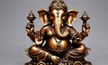 Alabuga Raja: Ganapati Bappa. Artificial intelligence. Royalty Free Stock Photo