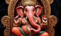 Alabuga Raja: Ganapati Bappa. Artificial intelligence. Royalty Free Stock Photo