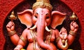 Alabuga Raja: Ganapati Bappa. Artificial intelligence. Royalty Free Stock Photo