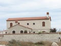 Alacati stone house Royalty Free Stock Photo