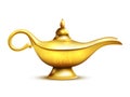 Aladdin Lamp Isolated Icon Royalty Free Stock Photo