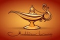Aladdin Magic Lamp Royalty Free Stock Photo