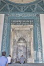 Alaedin mosque interior. Selkuj period. Worship time. Konya, Turkey