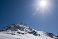 Alagna Ski Day Royalty Free Stock Photo