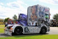 Scania R480 Truck Tractor Rolling Stones on Display