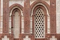 alai darwaza window details Royalty Free Stock Photo