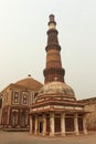 Alai gate and Qutub Minar, Delhi
