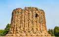 Alai Minar, an uncompleted minaret at the Qutb complex in Delhi, India Royalty Free Stock Photo