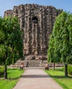 Alai Minar, the unfinished brick minaret of Qutb complex, Delhi, India