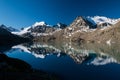 Alakol lake in Kyrgyzstan, Tian Shan mountains