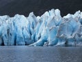 Alaksa Glacier Up Close - Crevasse & Reflection Royalty Free Stock Photo