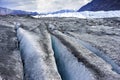 Alaksa Glacier Up Close - Crevasse Royalty Free Stock Photo