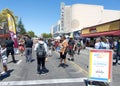 Participants at the annual Art and Wine festival in Alameda, CA